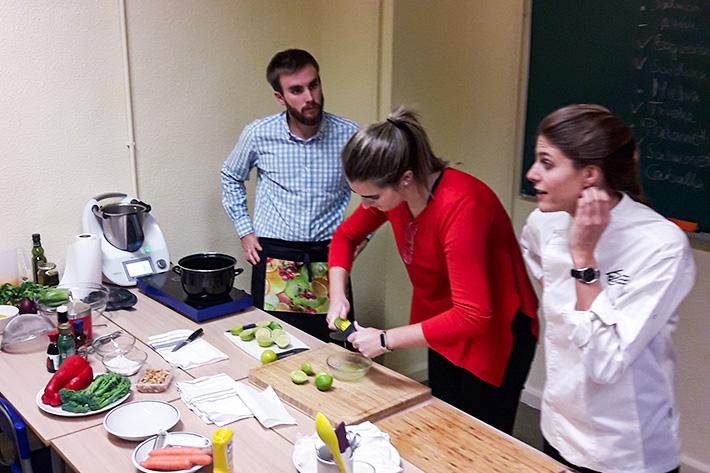 Clases de nutricion en la Universidad Complutense